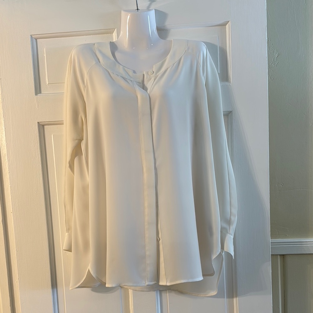 Elegant Cream Women's Blouse